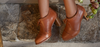 Handmade Brown Leather Booties
