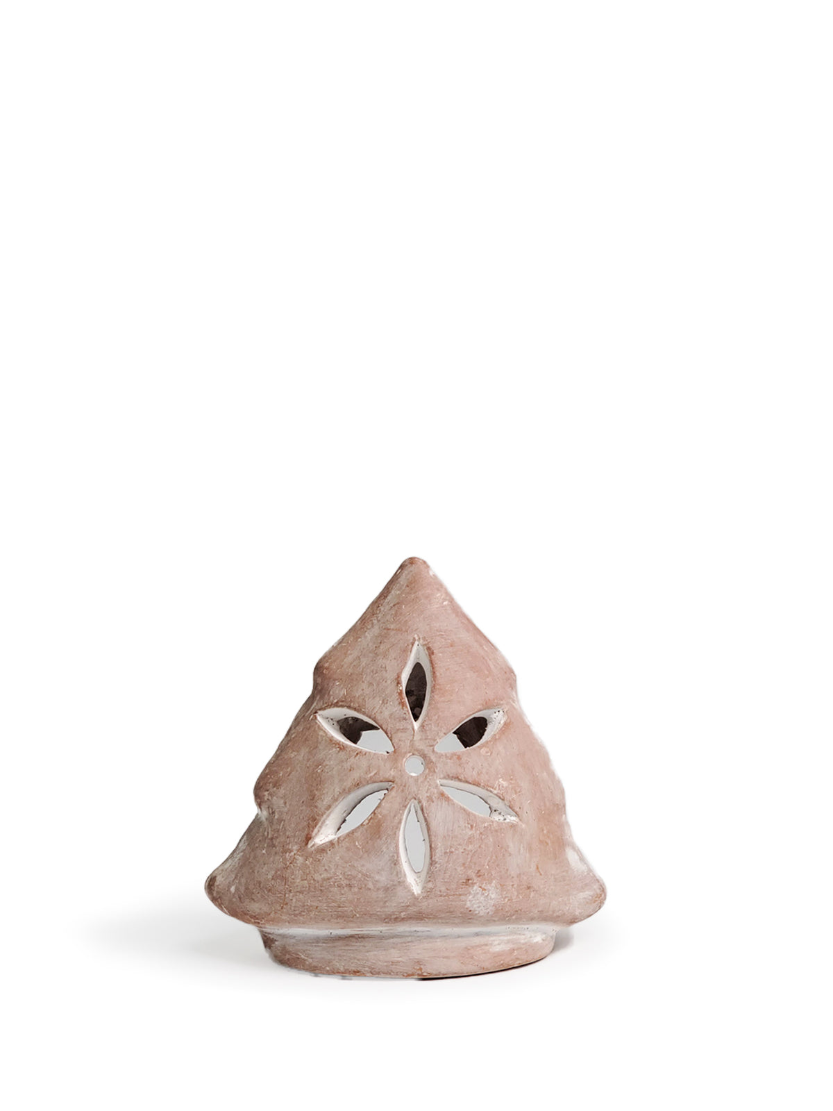Terracotta Tea Light Candle Holder - Tree
