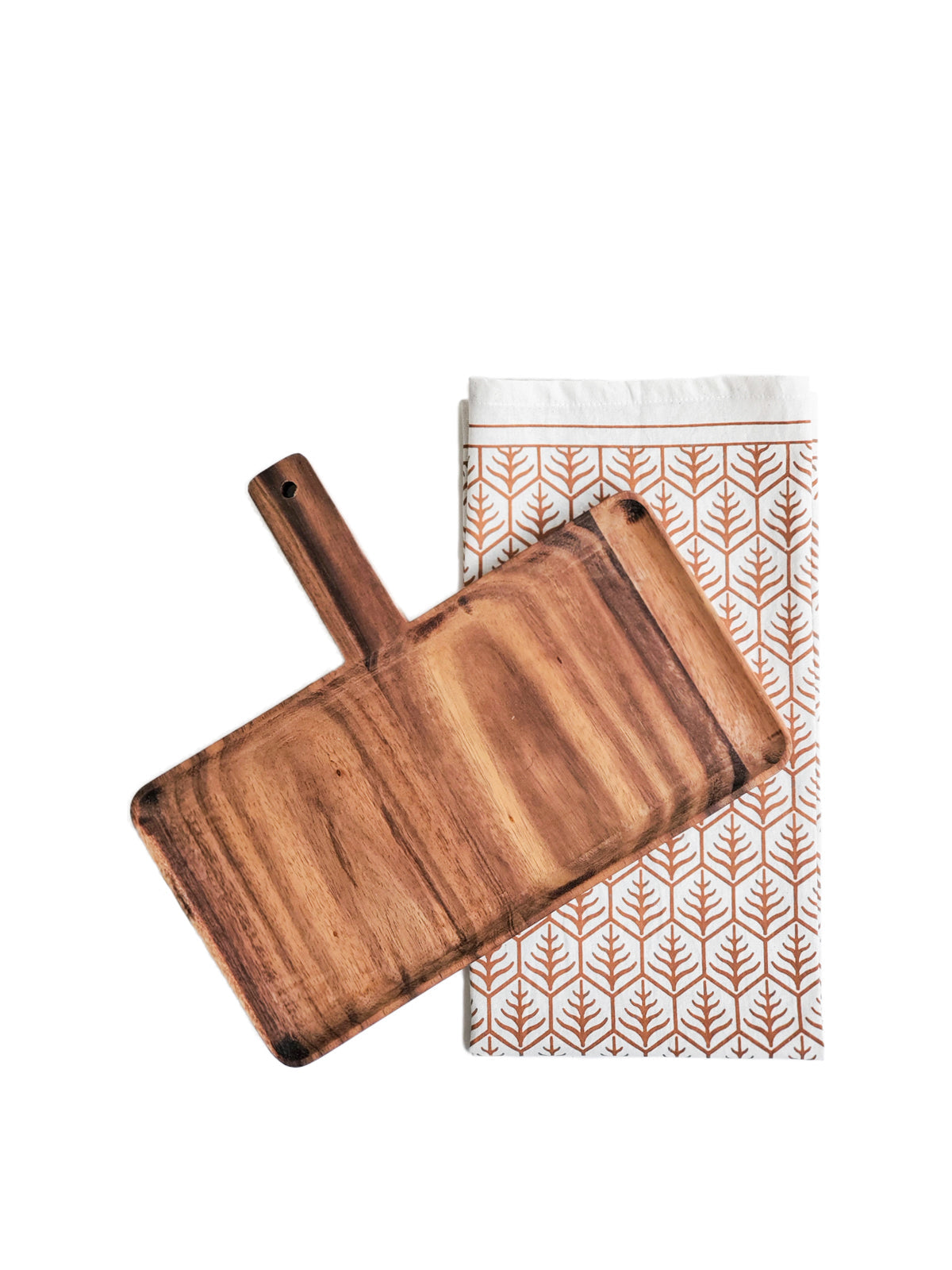 Wooden Serving Tray Gift Set