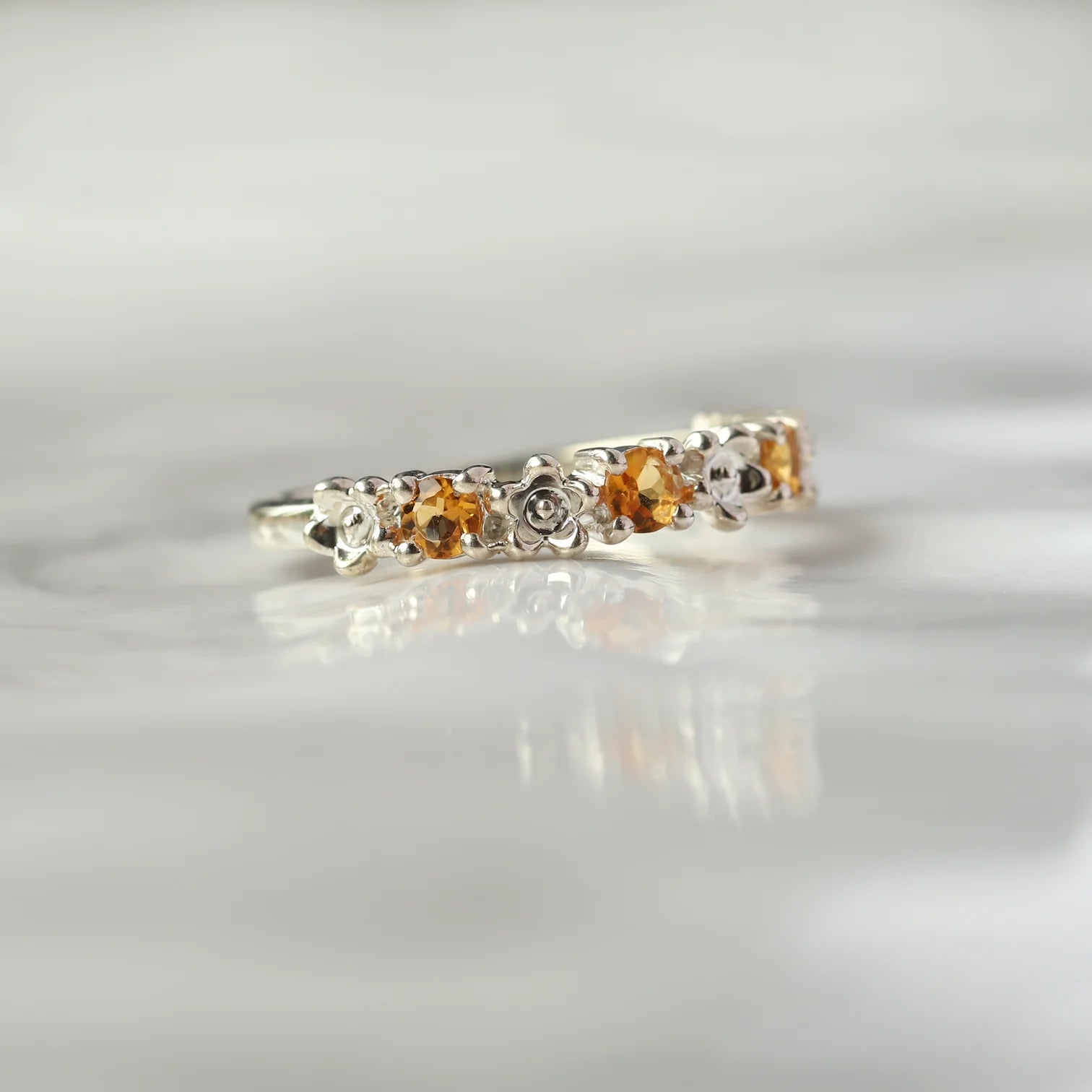 Enzo Citrine Ring