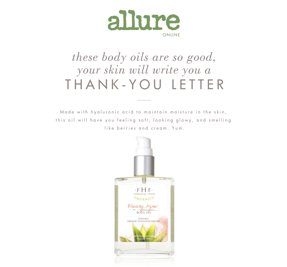 Blushing Agave® | Organic Body Oil