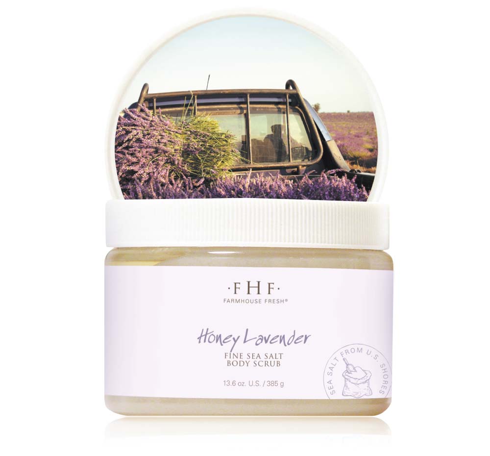 Honey Lavender | Fine Sea Salt Body Scrub