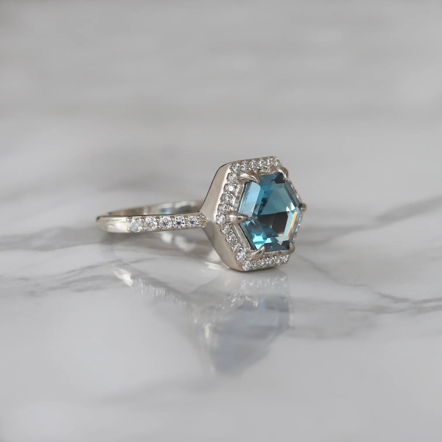 Oliver Swiss Blue Topaz