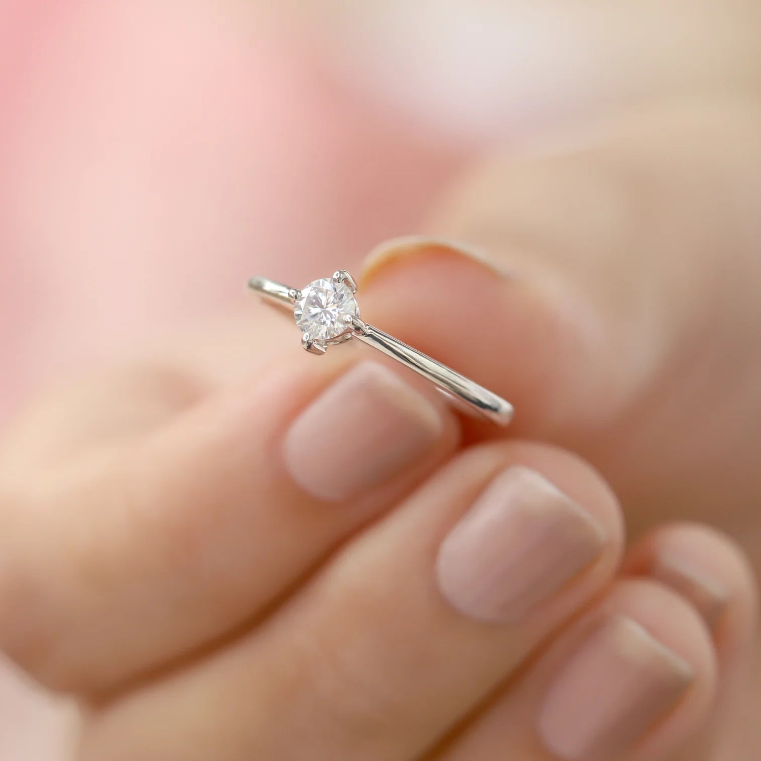 Kristian Moissanite Ring