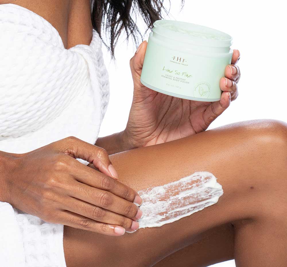 Lime So Fine® | Foaming Body Polish