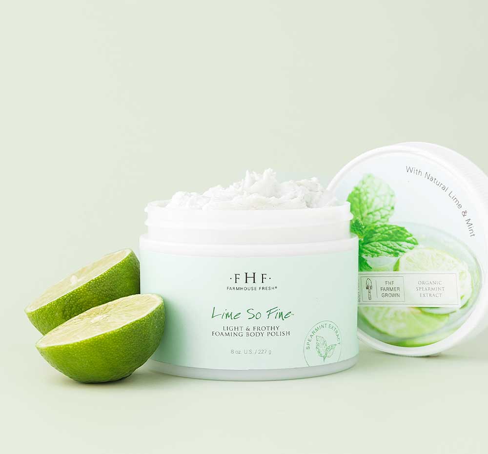 Lime So Fine® | Foaming Body Polish