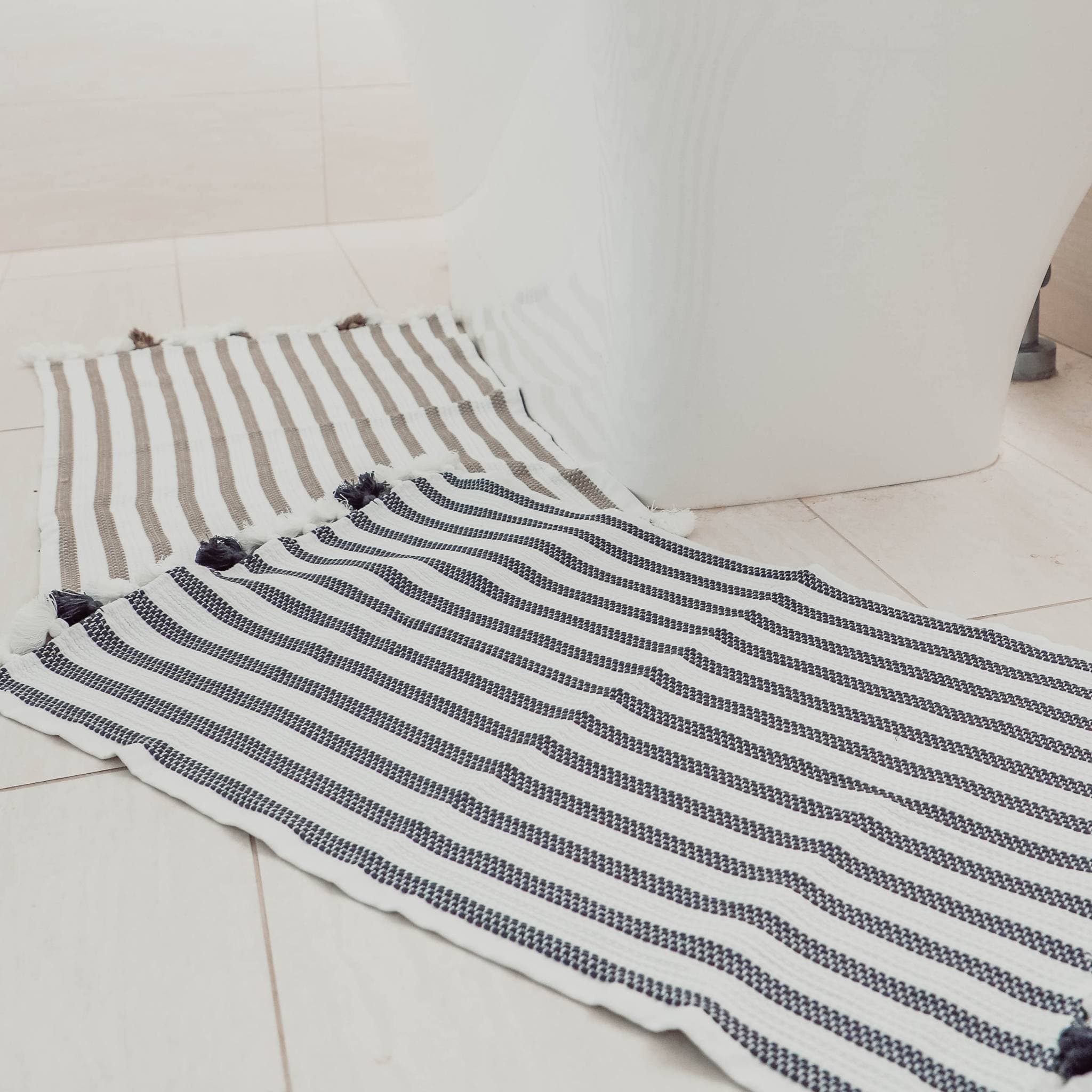 Striped Bath Mat