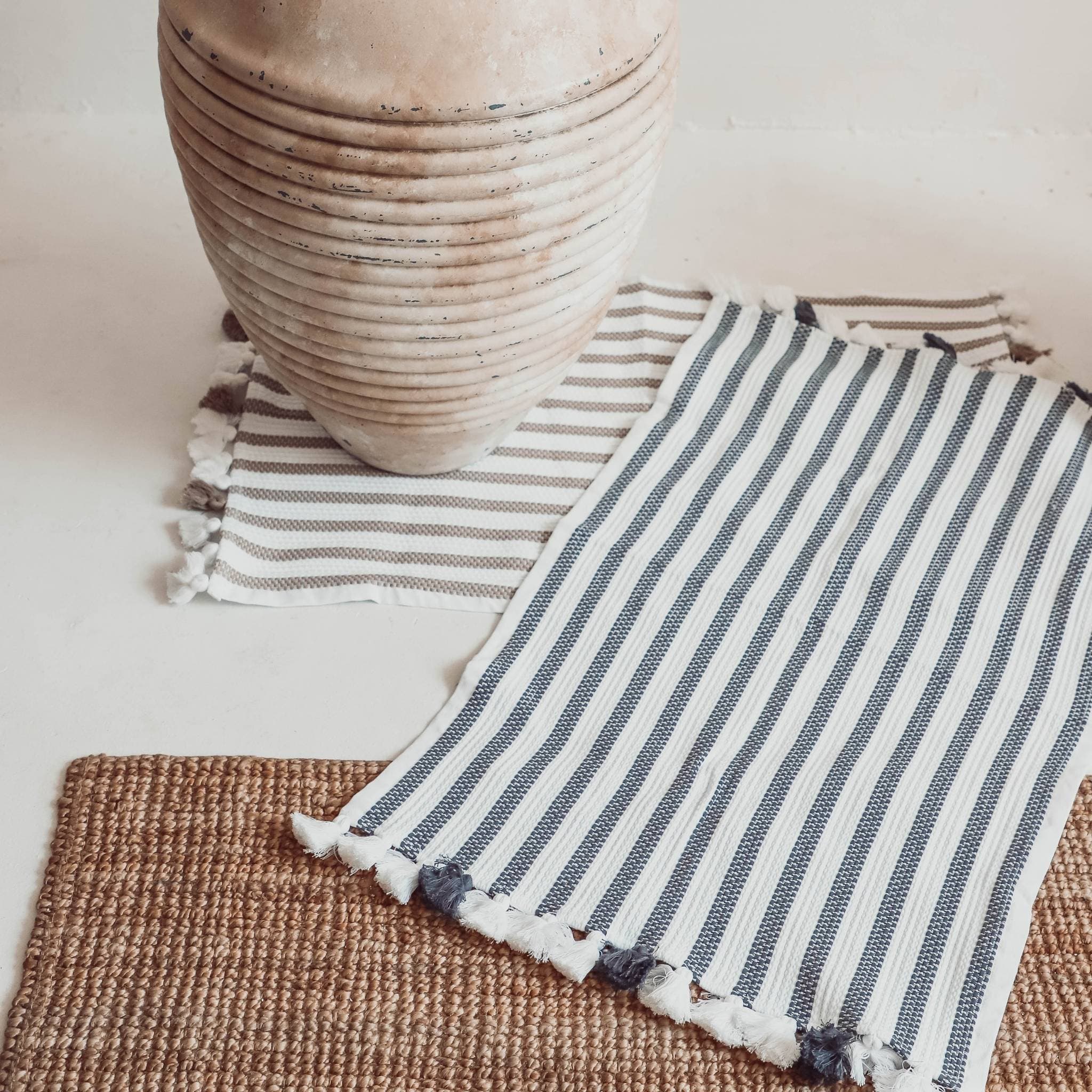 Striped Bath Mat