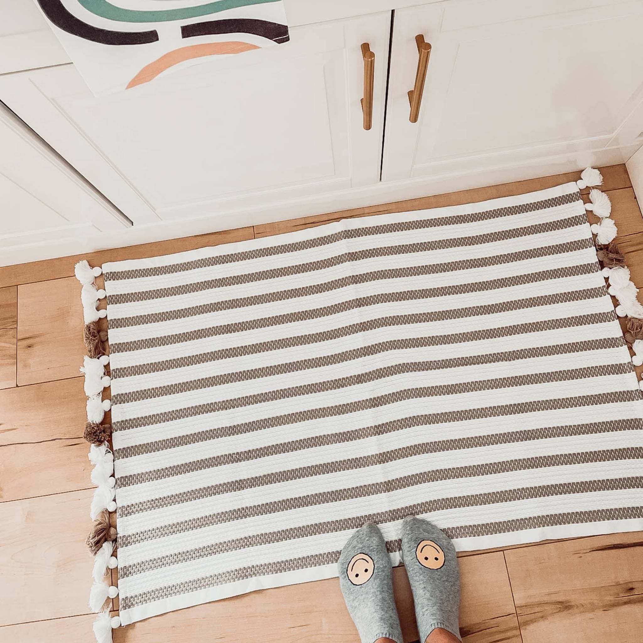 Striped Bath Mat