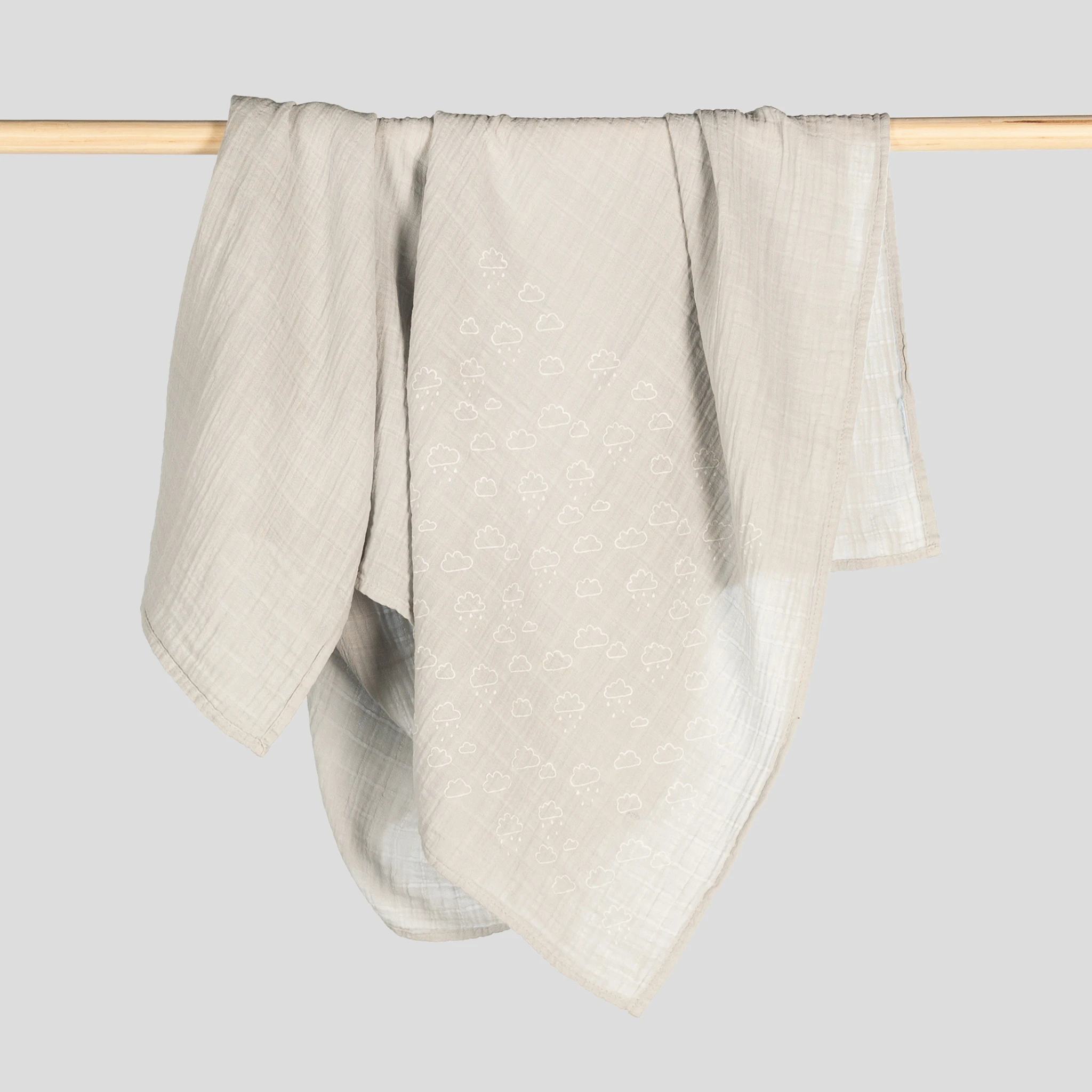 Baby Muslin - Cloud Grey