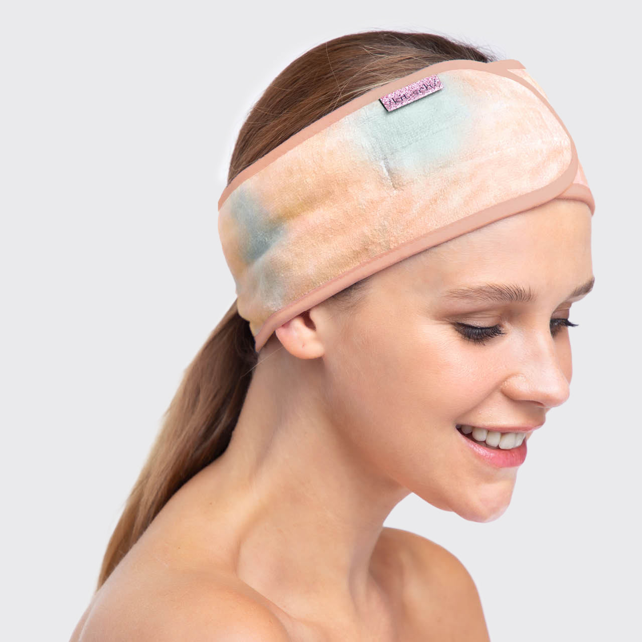Microfiber Spa Headband - Sunset Tie Dye