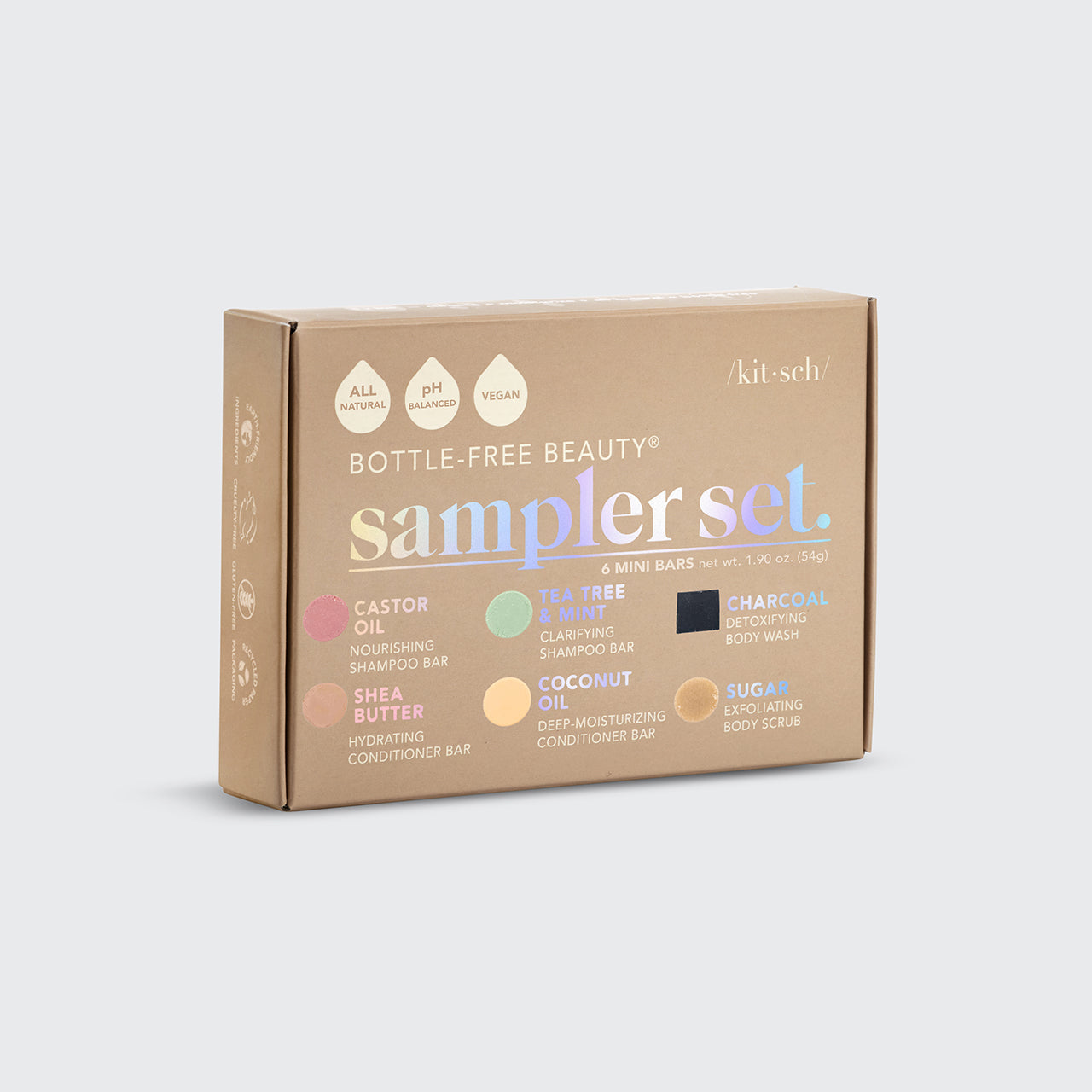 Shampoo, Conditioner & Body Wash 6 Piece Sampler