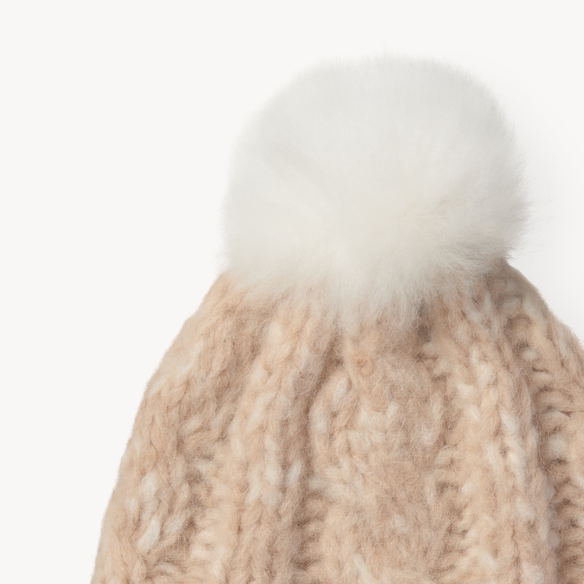 Luxe Hand-Knit Pom Hat