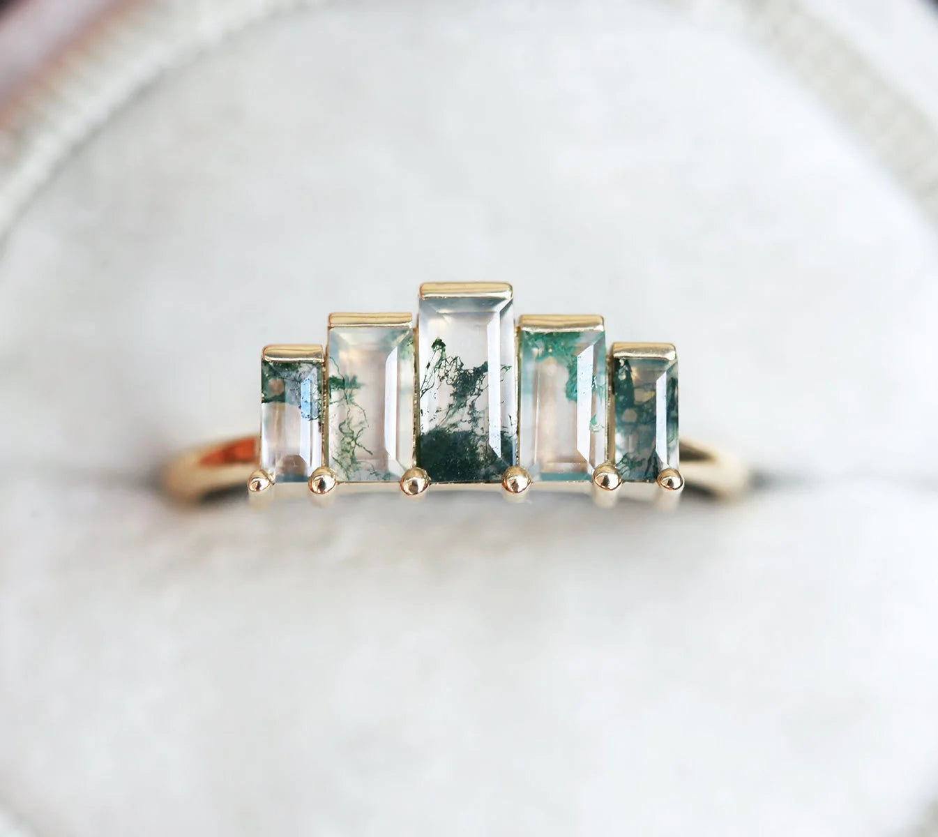 Agatha Baguette Ring Set