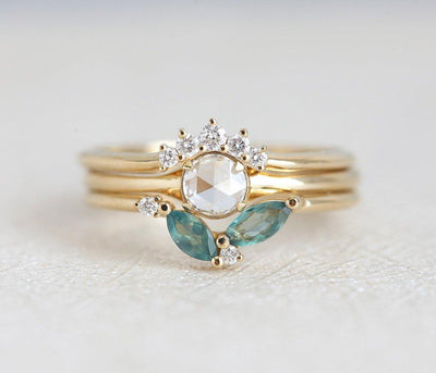 Bridget Alexandrite Ring Set