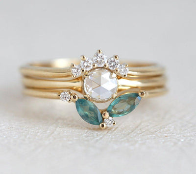 Bridget Alexandrite Ring Set