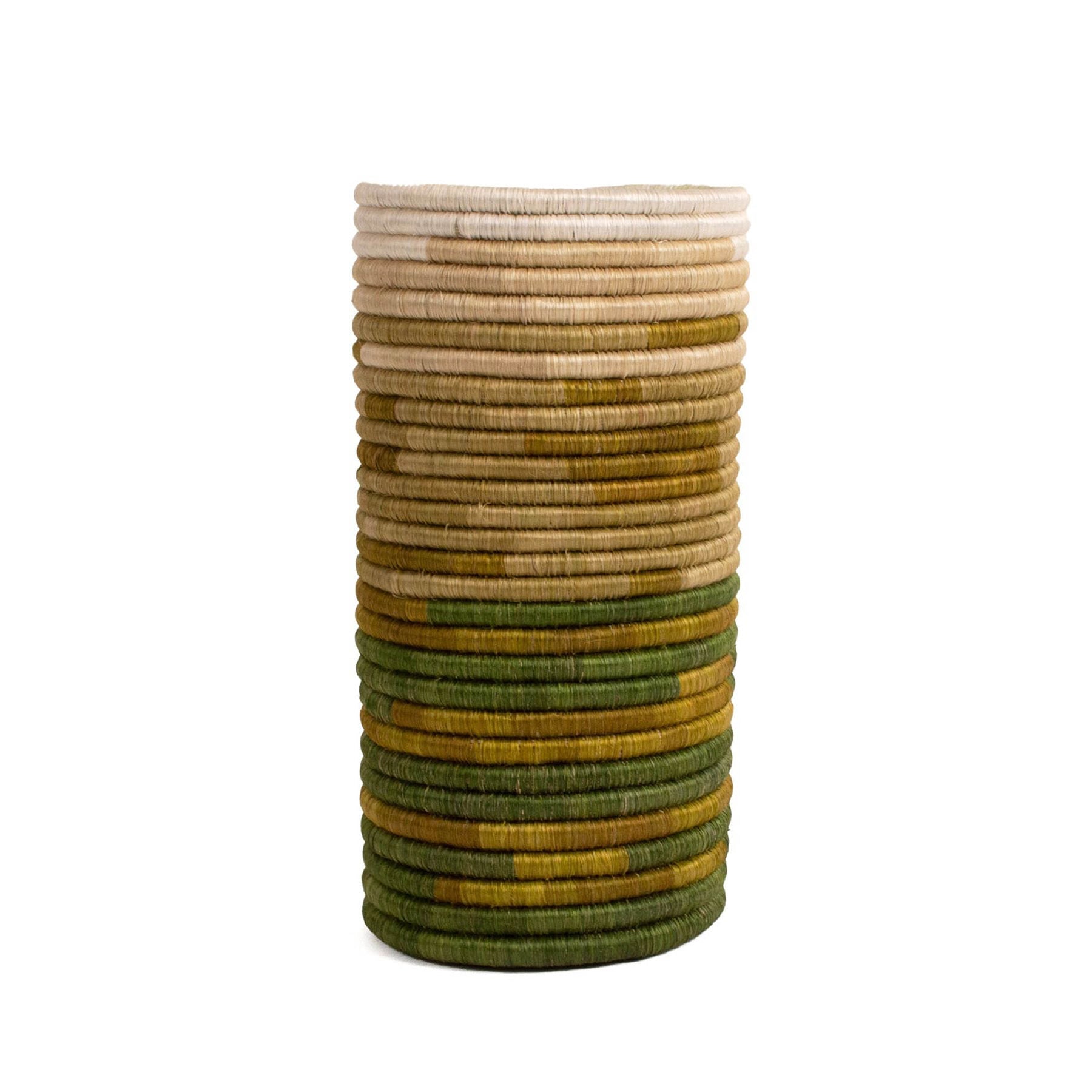 8" Cylindrical Vase Restorative Greens Vessel