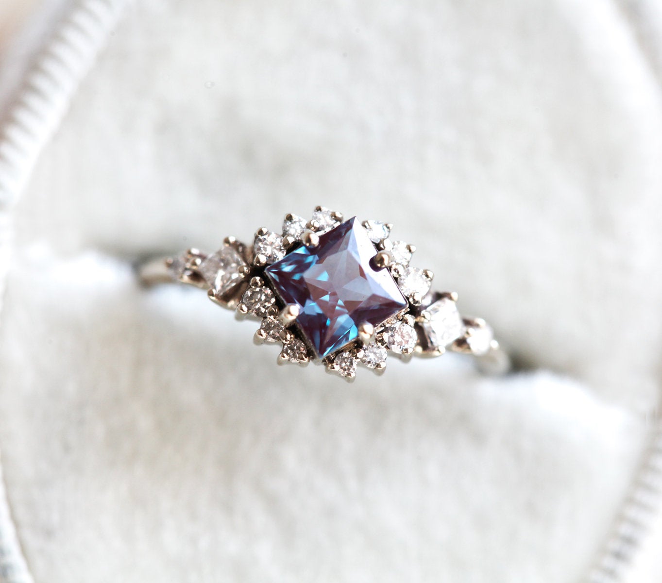 Chiara Alexandrite & Diamond Ring