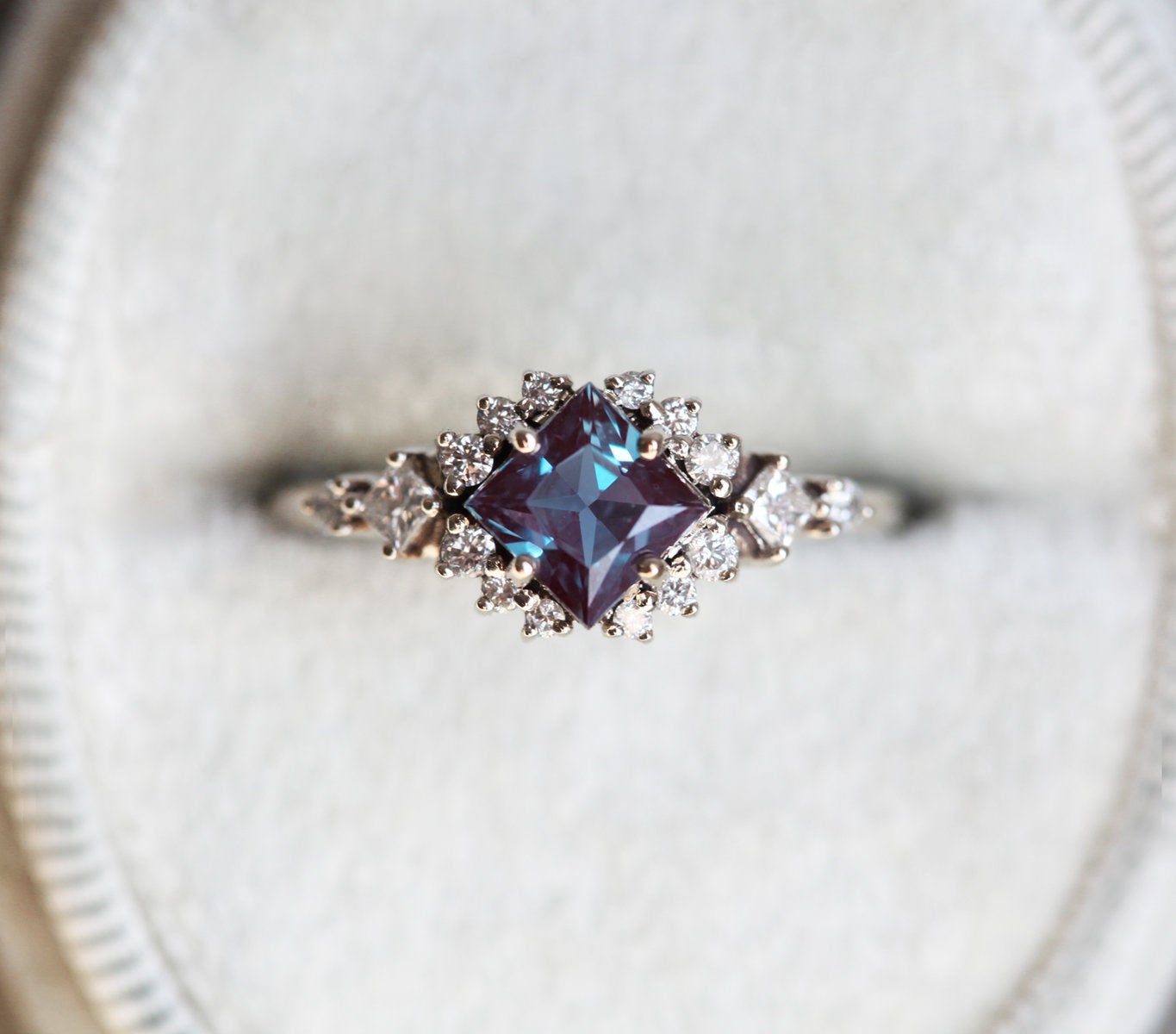 Chiara Alexandrite & Diamond Ring