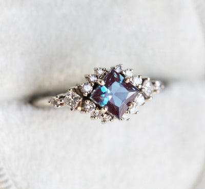 Chiara Alexandrite & Diamond Ring