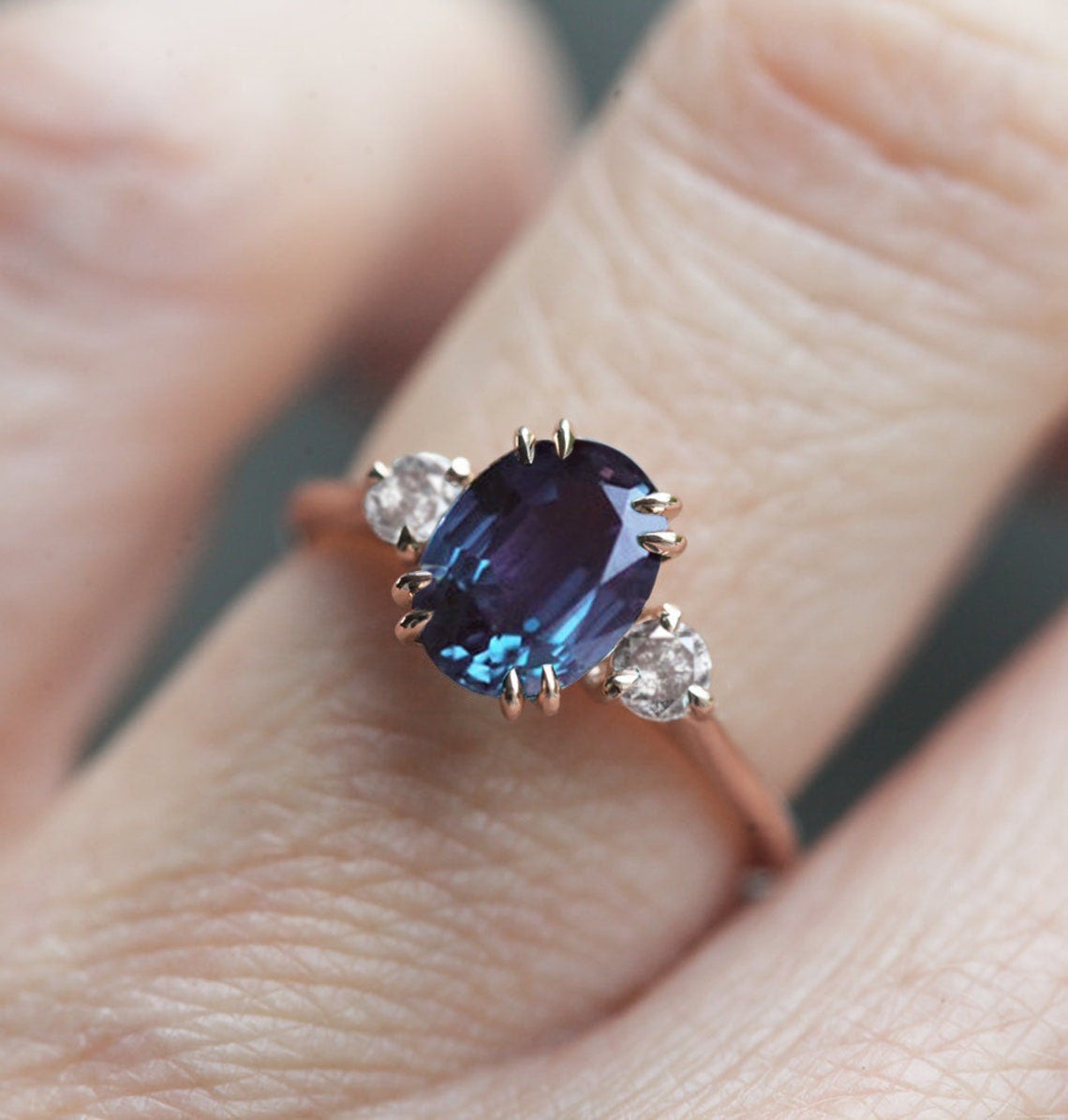 Christine Oval Alexandrite Ring