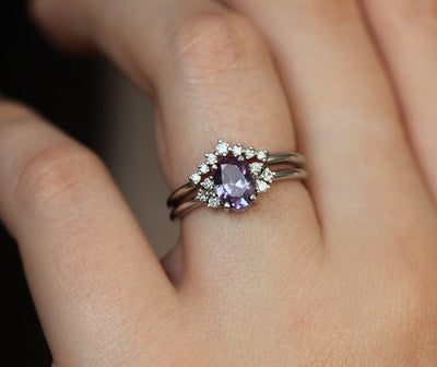 Dora Lab Alexandrite & Diamond Ring