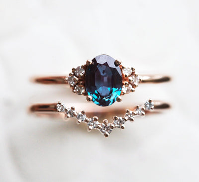 Dora Oval Alexandrite Ring