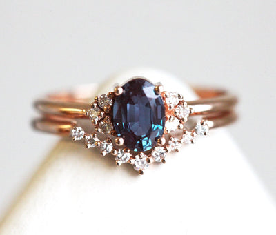 Dora Oval Alexandrite Ring