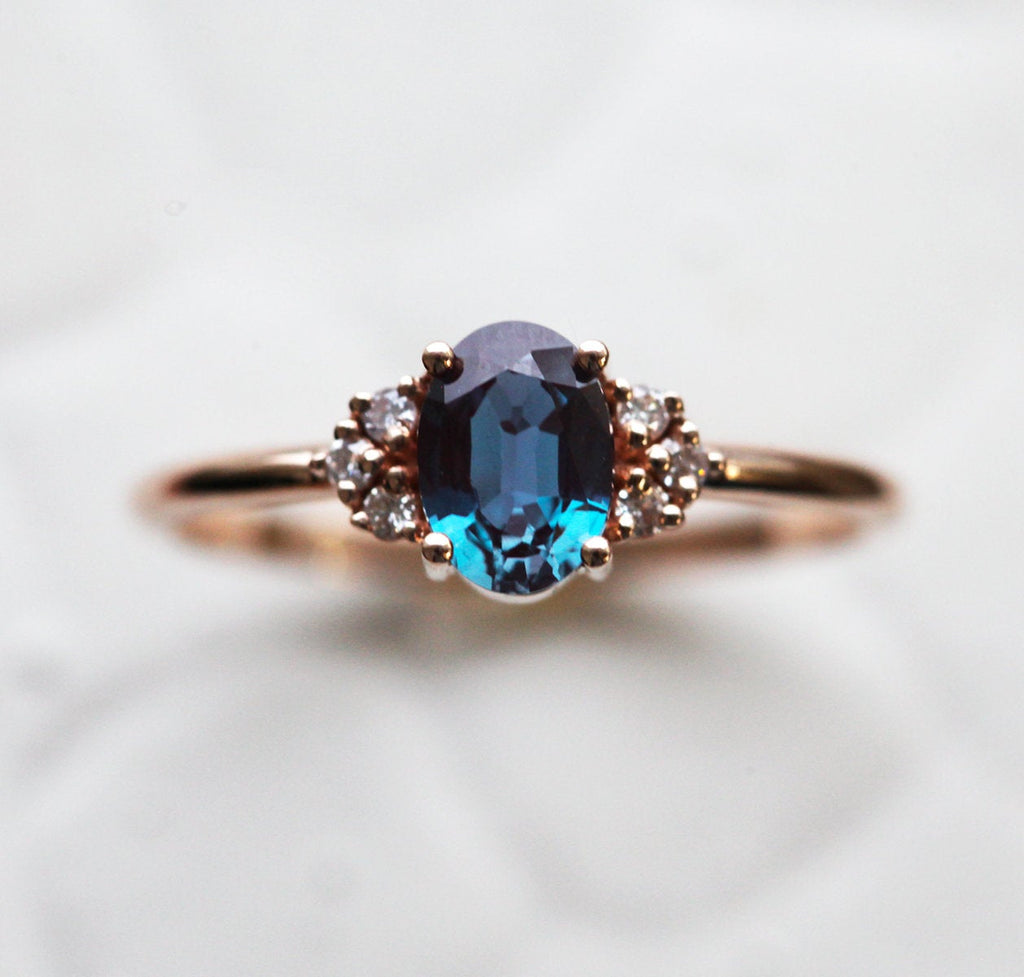 Dora Oval Alexandrite Ring