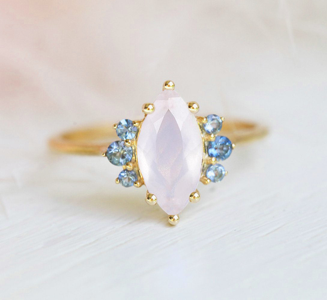 Sophia Marquise cut Moonstone Ring