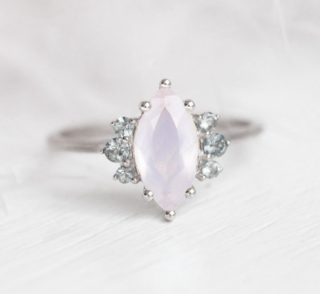 Sophia Marquise cut Moonstone Ring