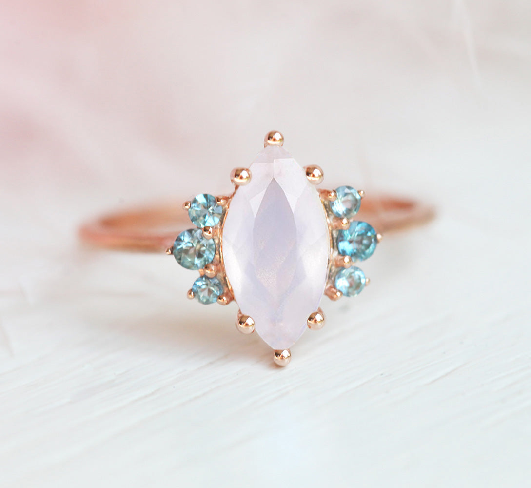 Sophia Marquise cut Moonstone Ring