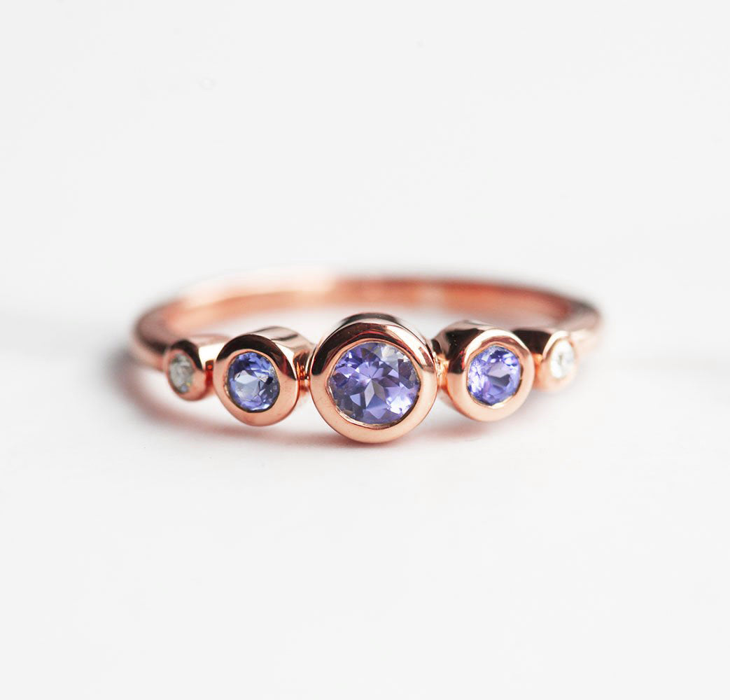 Filipa Tanzanite Bezel Ring