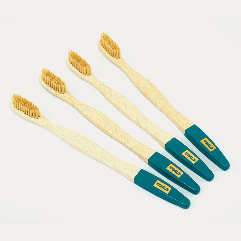 Bamboo Toothbrushes | Natural Toothbrush Set of 4
