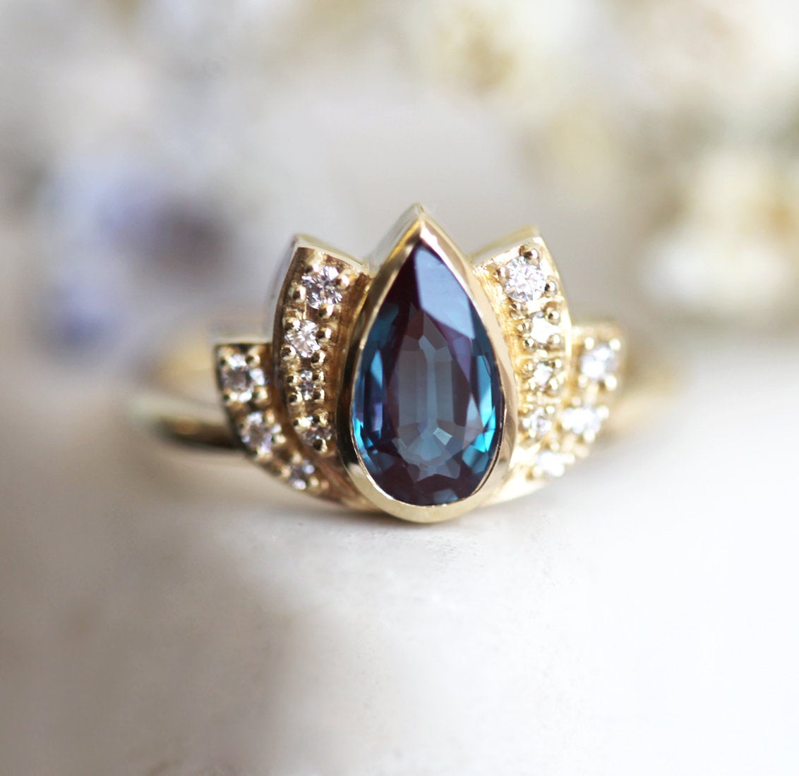 Lakshmi Alexandrite Ring