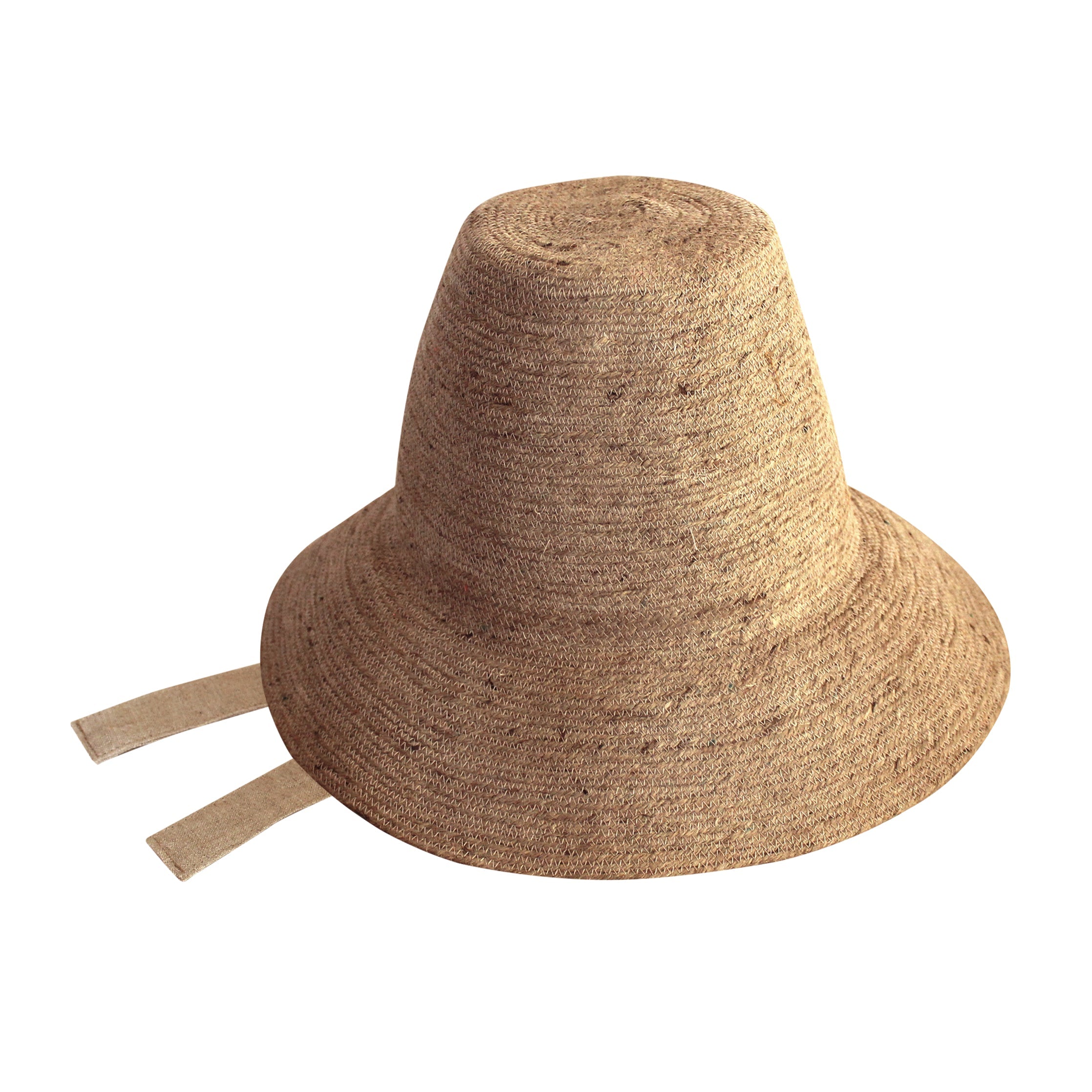 Meg Jute Straw Hat, in Nude Beige