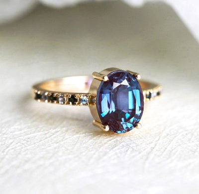 Mercedes Alexandrite Ring