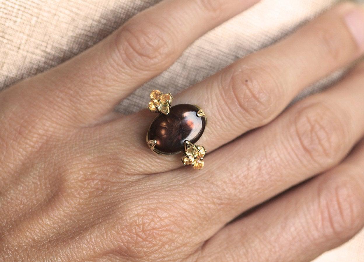 Raya Fire Agate Ring