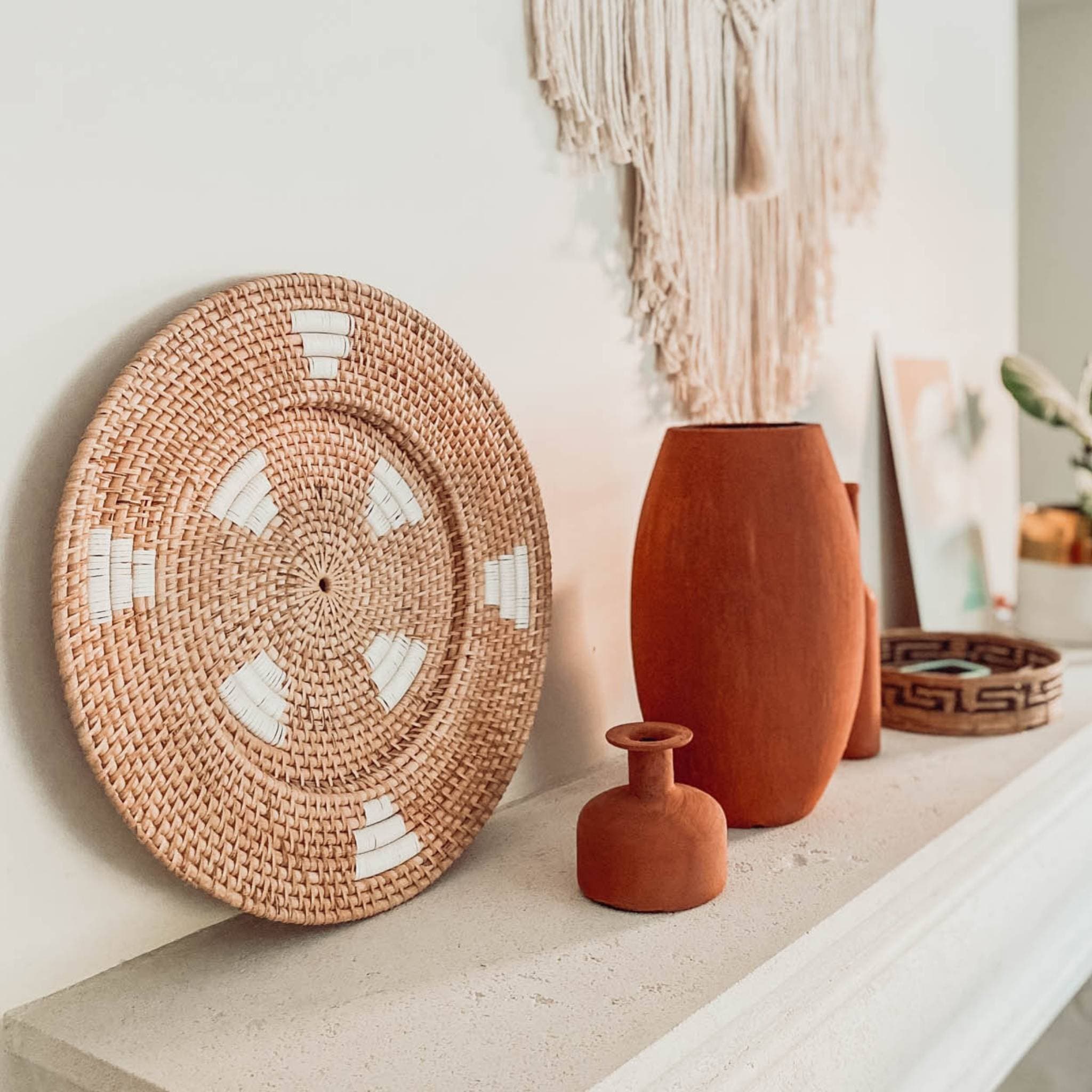 Rattan Wall Plate