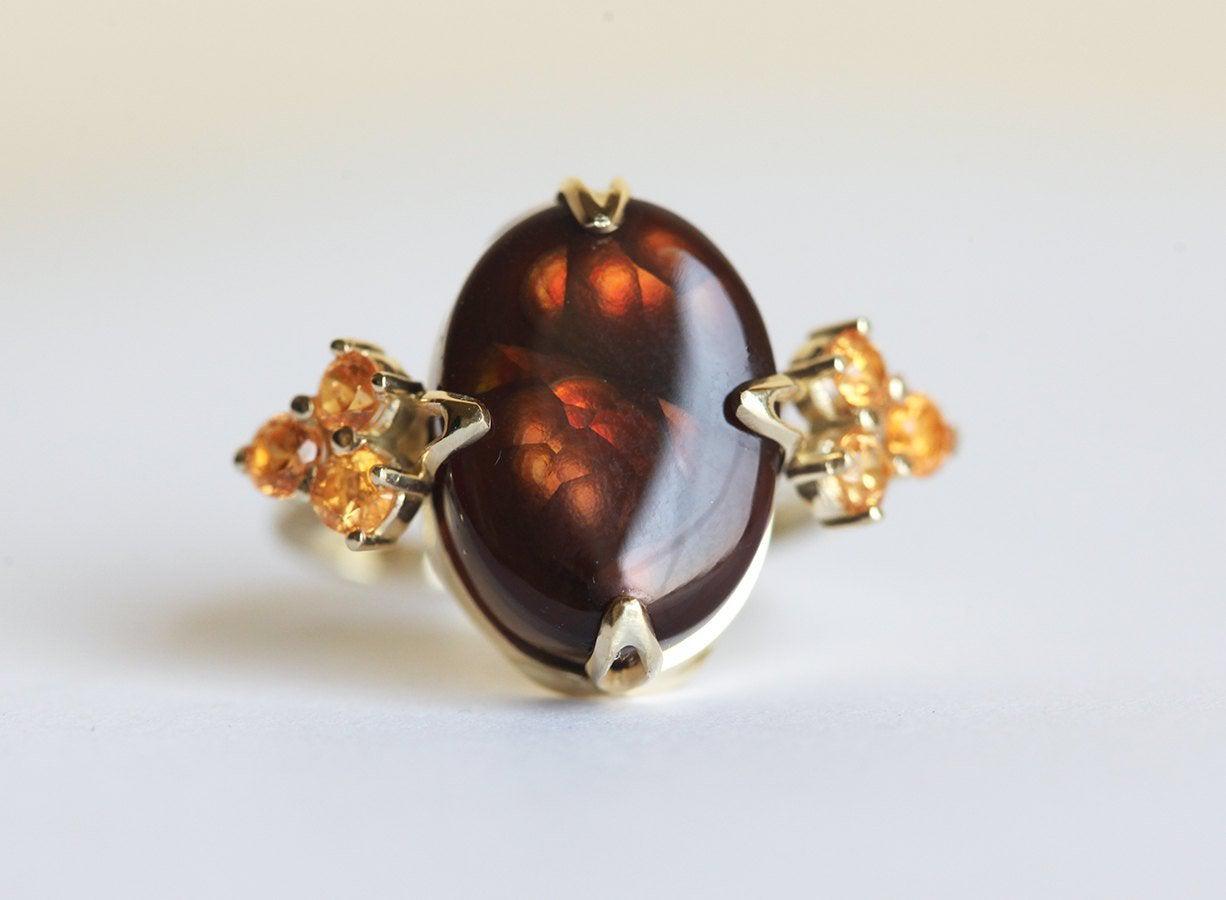 Raya Fire Agate Ring