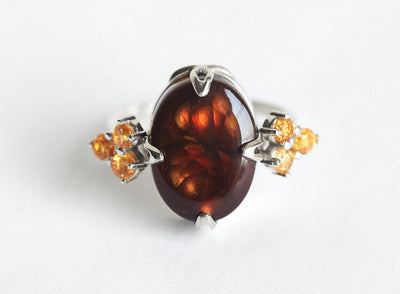 Raya Fire Agate Ring