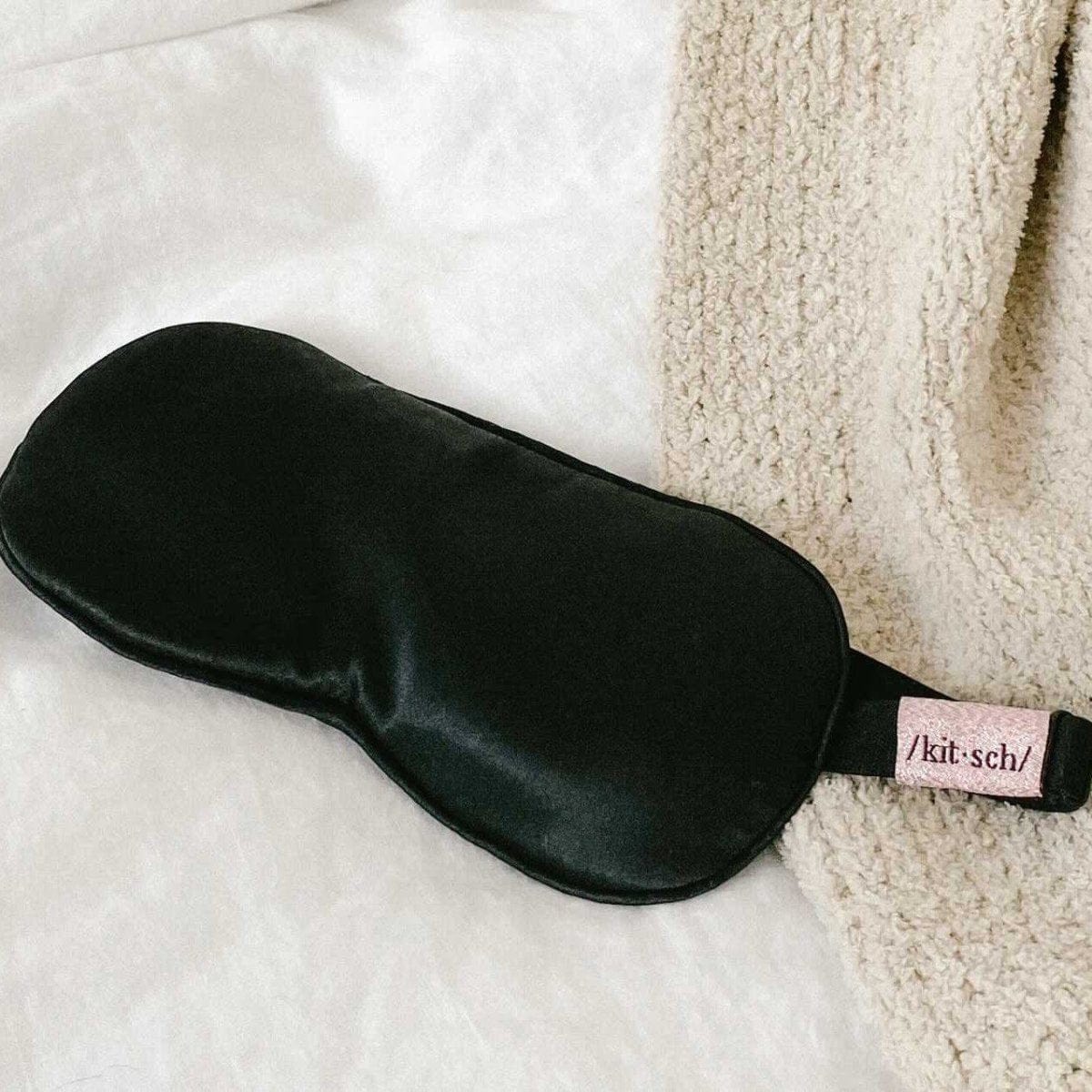 The Lavender Weighted Satin Eye Mask